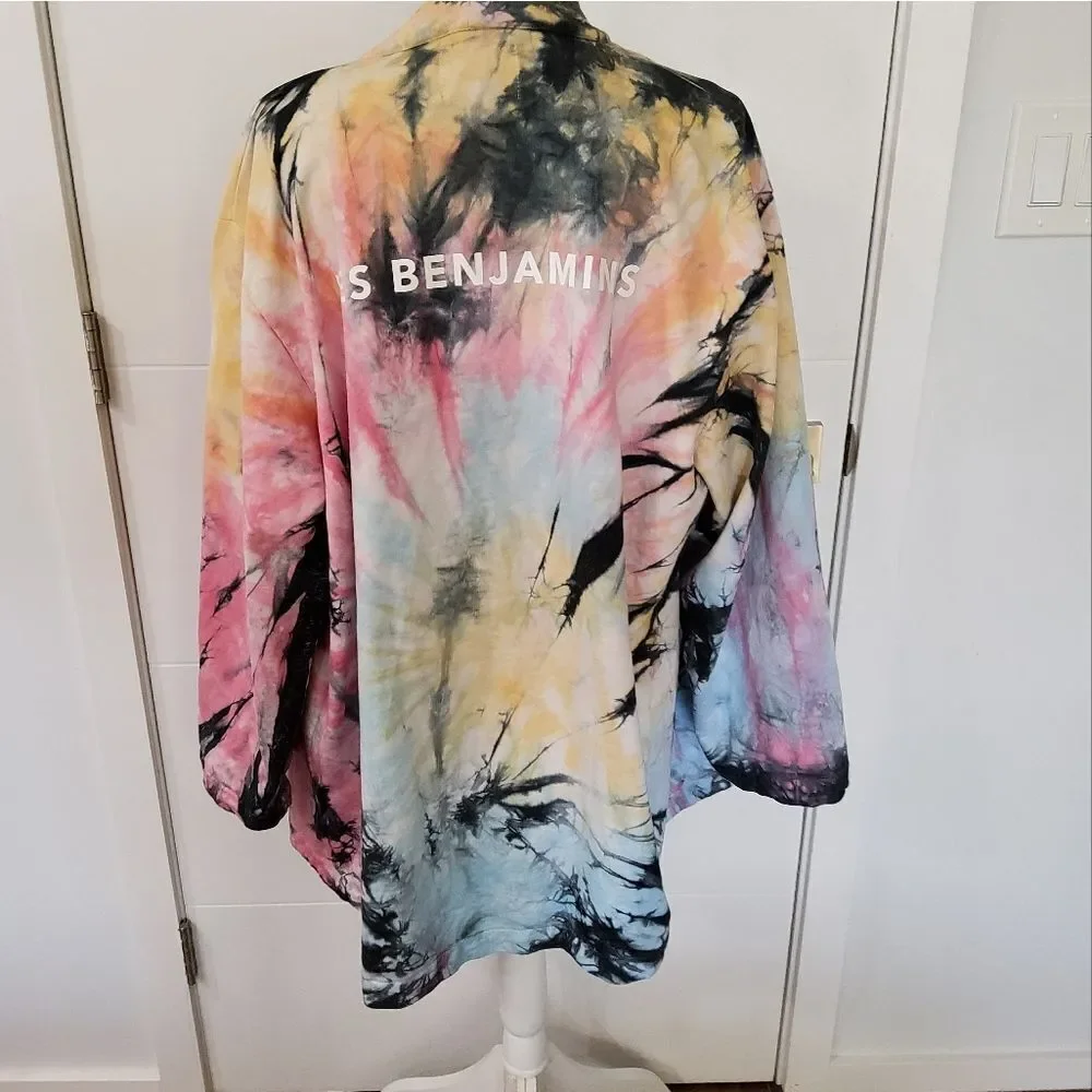 Les Benjamins Oversize Batik Kimono Jacket Size M